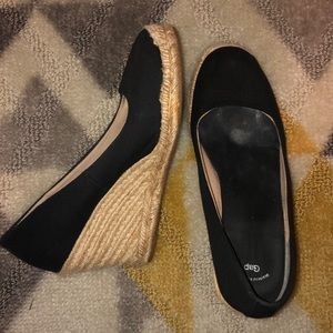 Black Gap wedge shoes